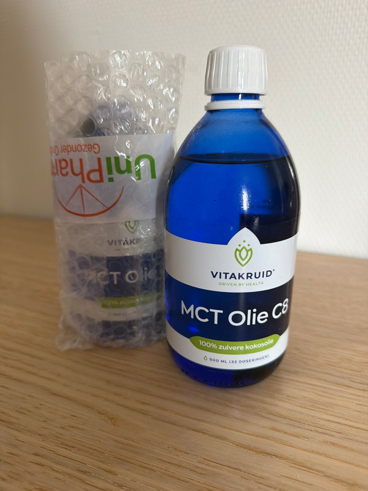 Vitakruid MCT Olie C8 500ml - 100% pure kokosolie, Ophalen of Verzenden, Nieuw, Poeder of Drank
