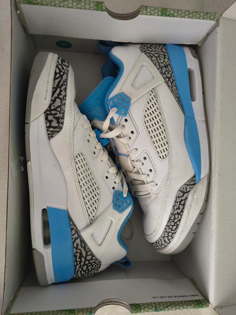 Jordan Spizike Low Sneakers Maat 42,5, Ophalen, Wit, Sneakers of Gympen, Gedragen