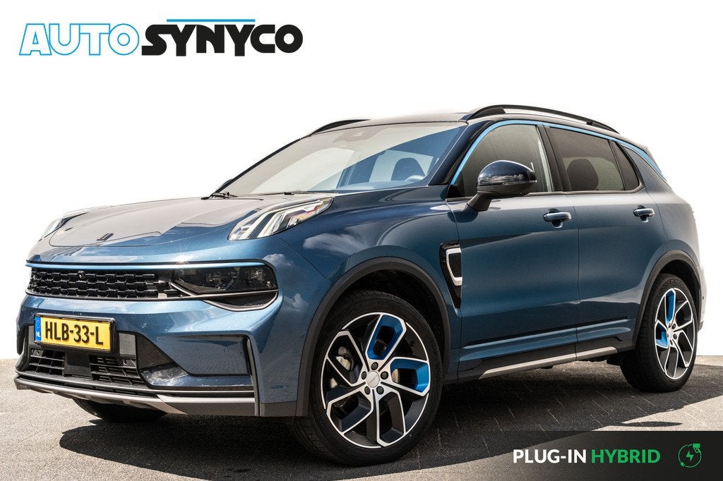 Lynk & Co 01 1.5 Plug-in Hybrid 262 Pk I Zwarte hemel I Pano, Auto's, Lynk & Co, Stof, Met garantie (alle), Blauw, Bedrijf