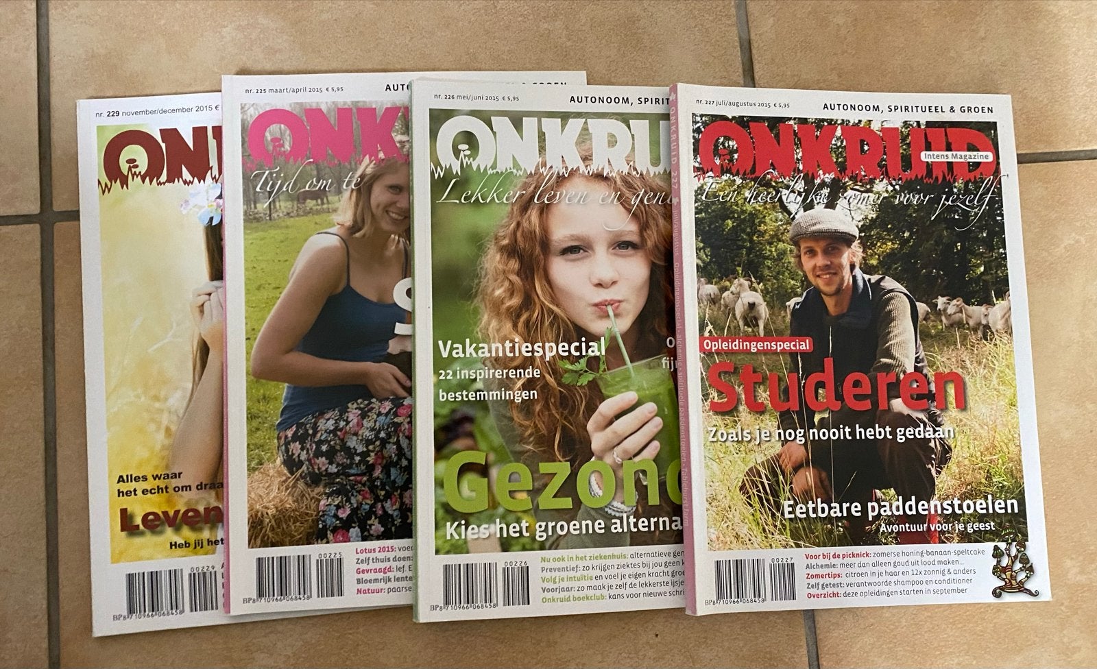 Grote collectie diverse magazines (o.a. Wonen, Onkruid, Happ, Ophalen, Gelezen, Lichaam en Geest