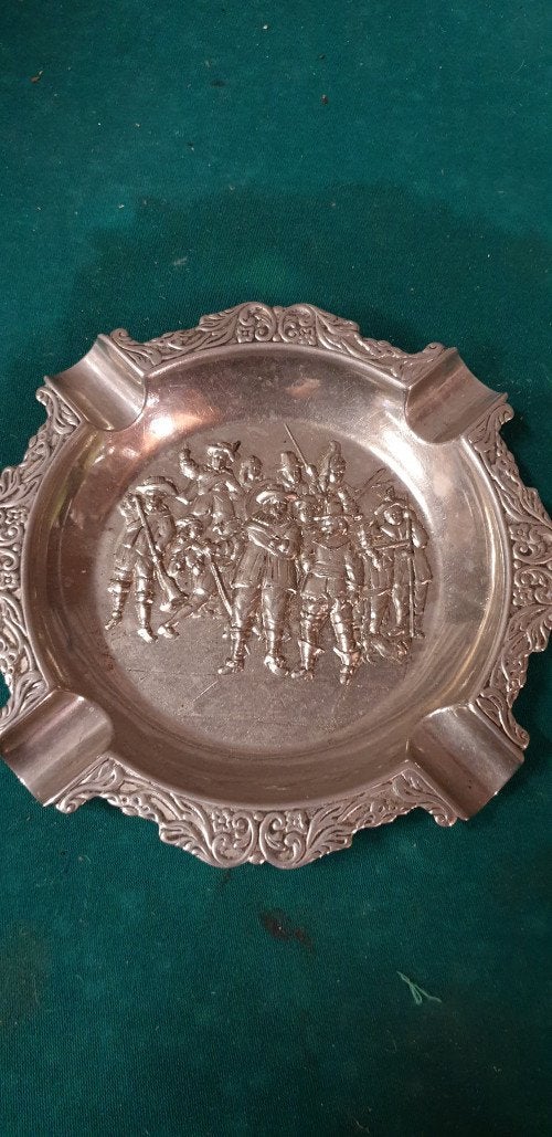 asbak vintage verguld, Ophalen of Verzenden, 'T Olde Gre-j, Info@toldegrej.nl, Endepoelstraat 20f Didam