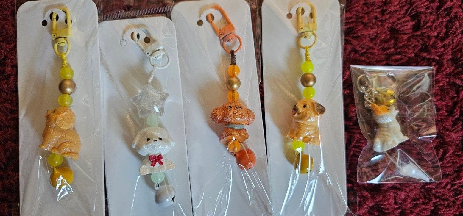 Schattige honden keychain, Ophalen of Verzenden, Nieuw, Dier of Natuur