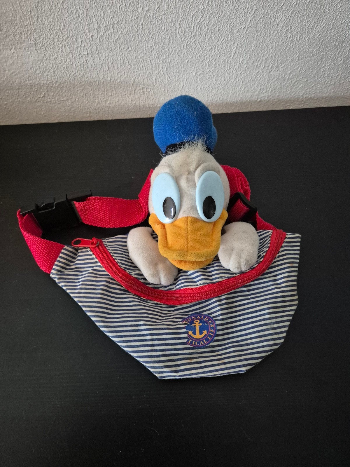 Vintage Donald Duck heuptasje - Disney, Sieraden, Tassen en Uiterlijk, Ophalen of Verzenden, Gebruikt, Blauw, Overige typen