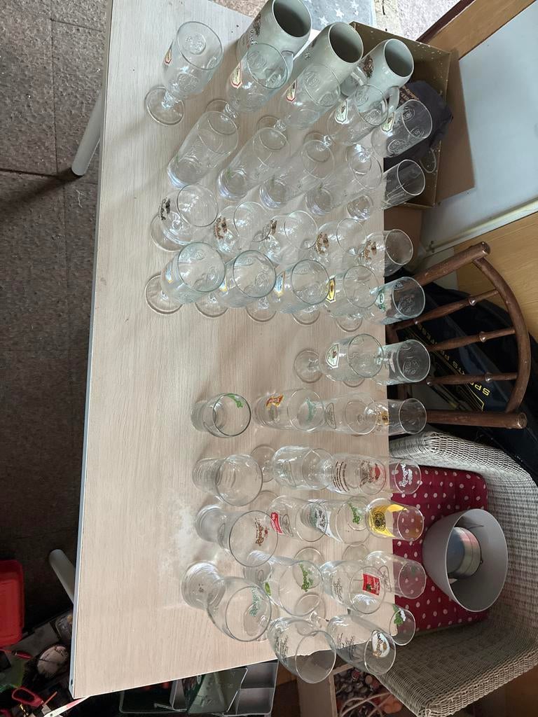 Grolsch glazen, Ophalen, Zo goed als nieuw, Glas of Glazen, Grolsch