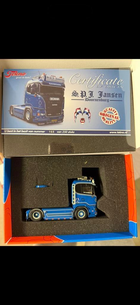 Scania Tekno JENSEN, Ophalen of Verzenden, Zo goed als nieuw, Bus of Vrachtwagen, Tekno