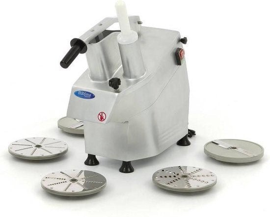 maxima horeca groentesnijmachine + 3 extra julienne schijven, Snijmachine, Ophalen of Verzenden, Zo goed als nieuw, Overige merken