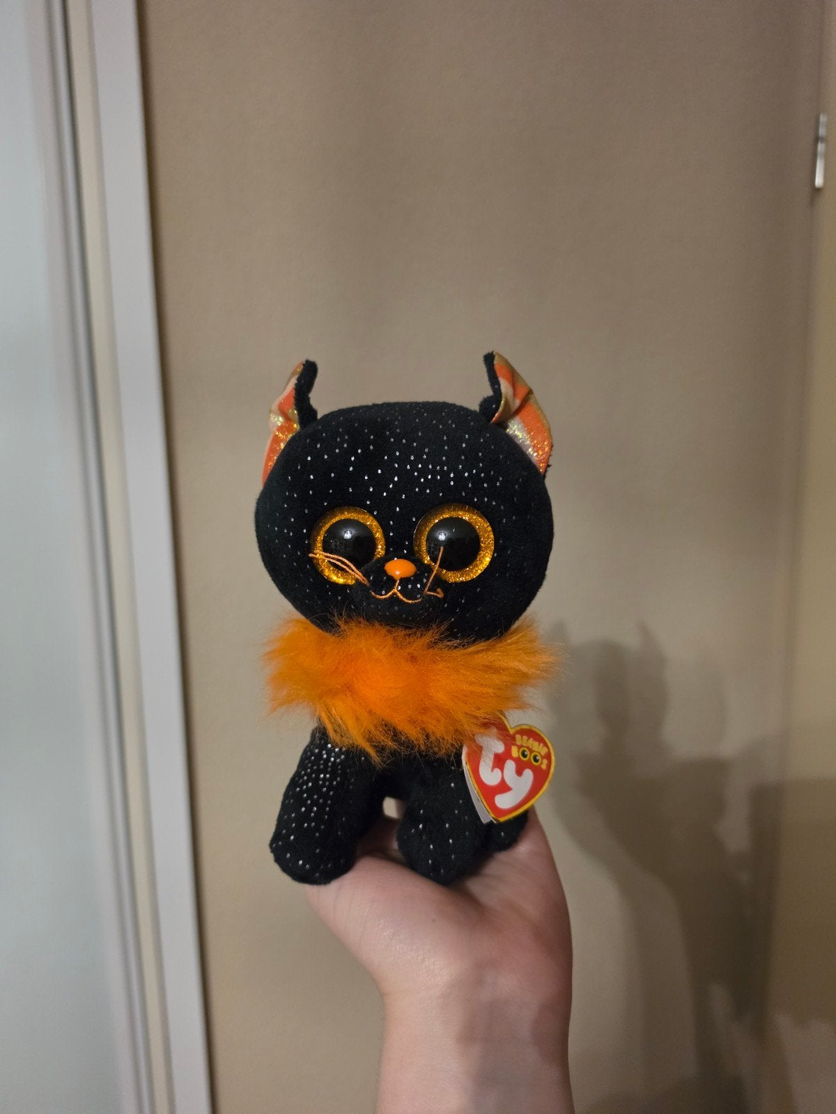 Halloween Ty Beanie Boo, Overige karakters, Zwart, Ophalen of Verzenden, Kat