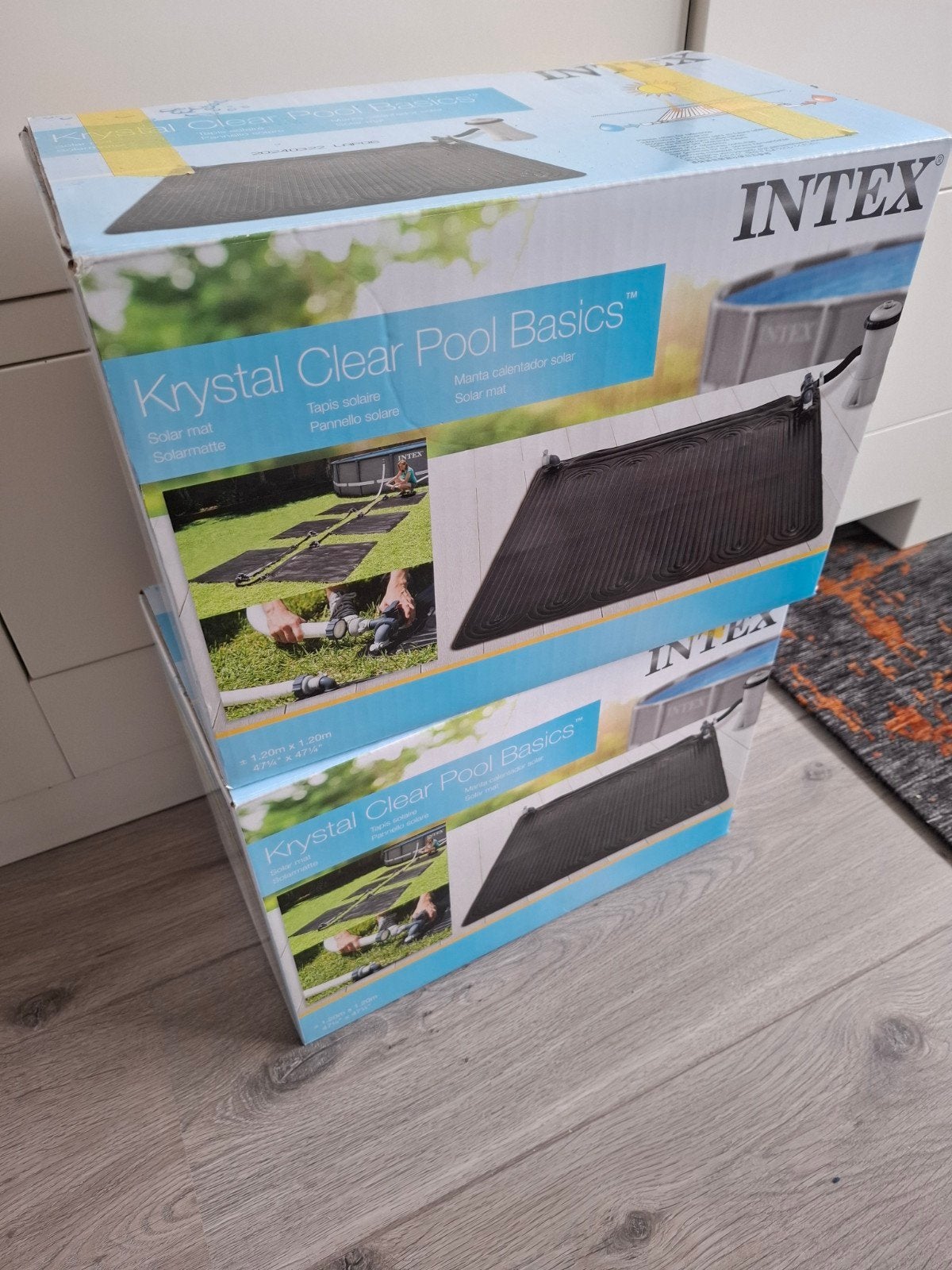 Intex Krystal Clear Pool Basics Solar Mat (2 stuks), Ophalen of Verzenden, Nieuw, Verwarming