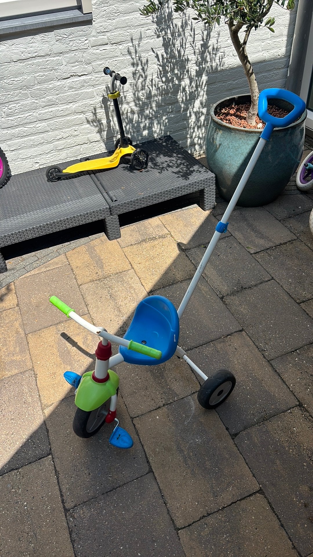Loopfietsje, Ophalen, Gebruikt