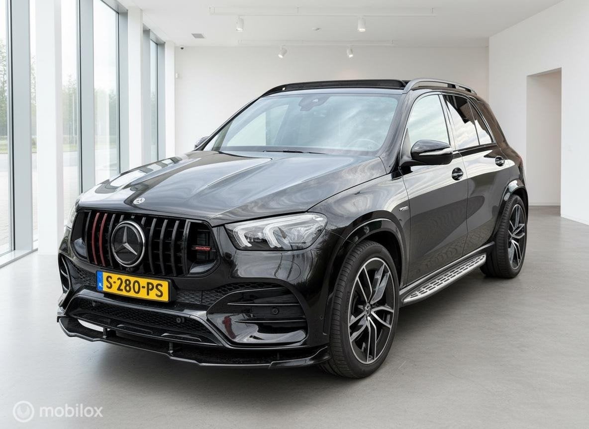 Mercedes GLE-klasse 450 4MATIC Camera|Pano|Trekhaak, Auto's, Gebruikt, Euro 6, 367 pk, 138 €/maand