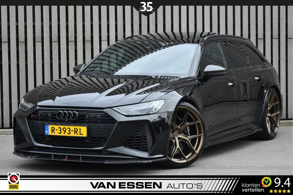 Audi RS6 Avant TFSI Quattro URBAN Keramisch Pano 4-Wielsturi, Auto's, Automaat, Gebruikt, Leder, Vierwielaandrijving