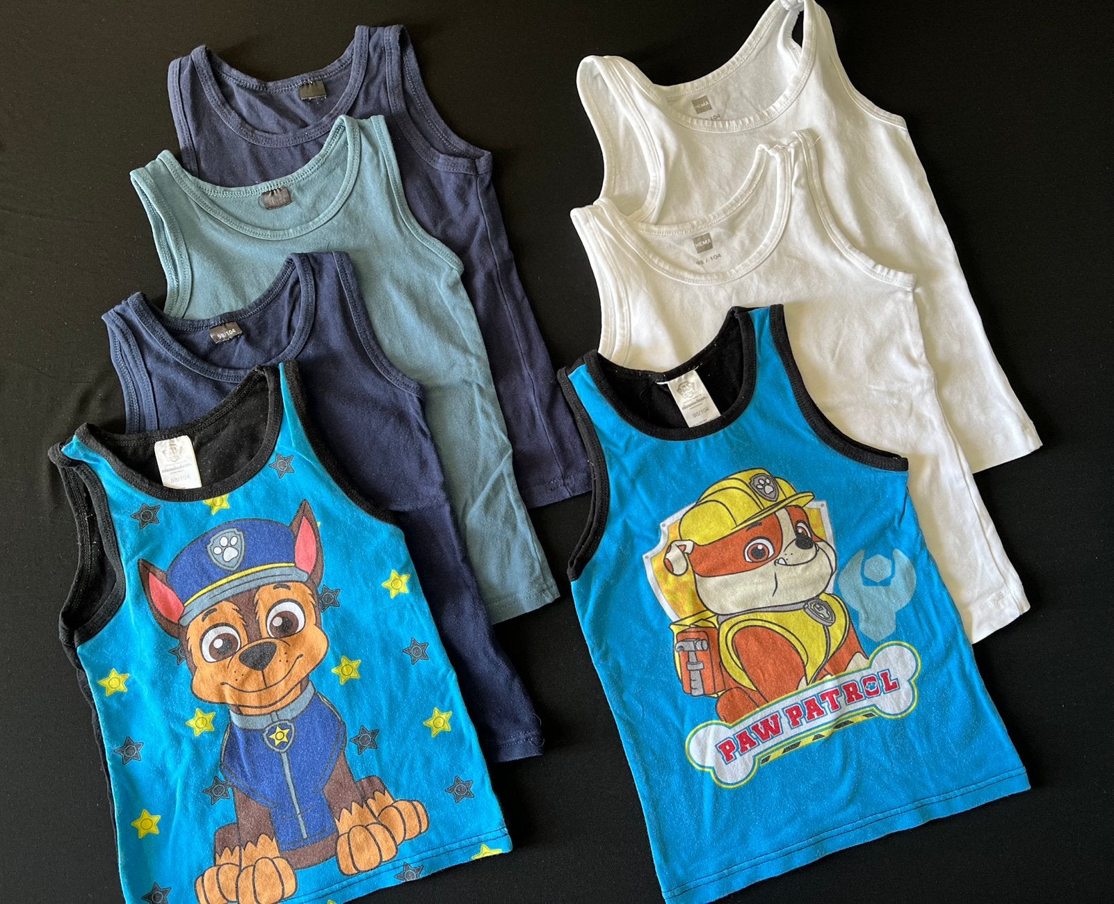 7 jongenshemden maat 98-104, Kinderen en Baby's, Kinderkleding | Maat 98, Nacht- of Onderkleding, Gebruikt, Ophalen of Verzenden