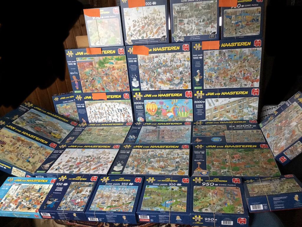 Jan van Haasteren zgan en Nieuw en uiteraard compleet, Ophalen, 500 t/m 1500 stukjes, Zo goed als nieuw