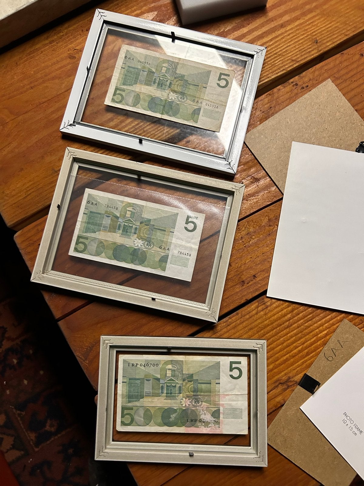 Oude 5 gulden biljetten - Zeldzaam, Kenner weet de waarde!, Postzegels en Munten, Ophalen, 5 gulden, Setje