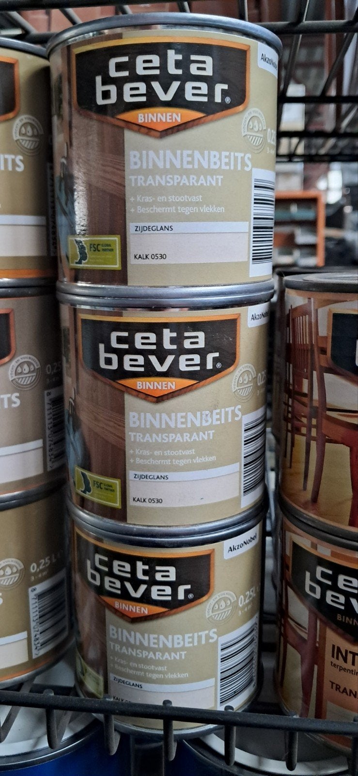 Binnenbeits Kleur: kalk 0530 (3x0,25l), Ophalen