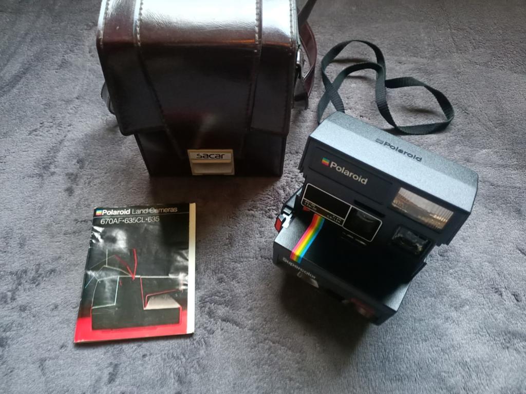 Vintage Polaroid Supercolor 635CL Met Tas & Handleiding, Audio, Tv en Foto, Fotocamera's Analoog, Ophalen, Polaroid, Polaroid