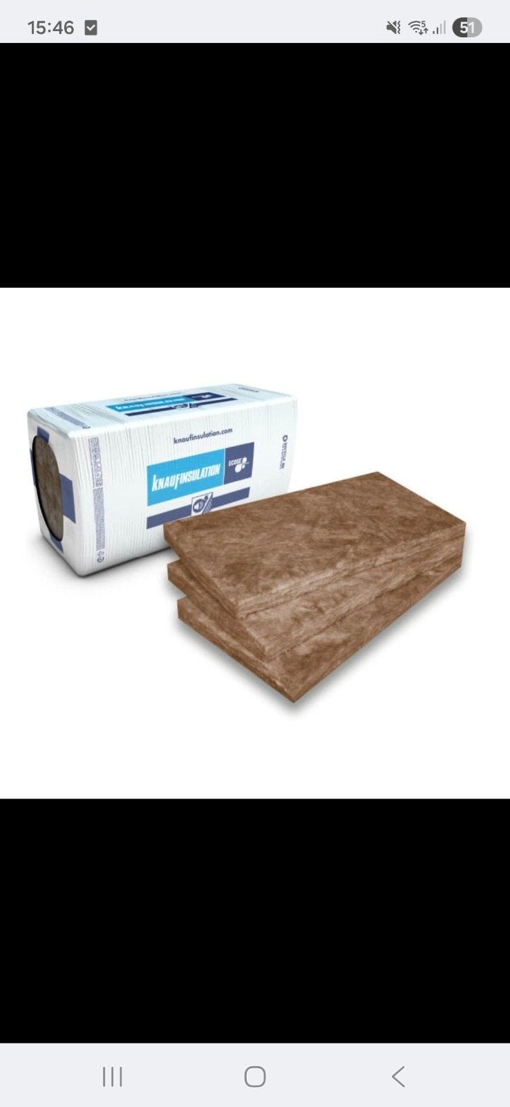 knauf acoustifit 70mm, Ophalen, Nieuw, Overige materialen, 4 tot 8 cm