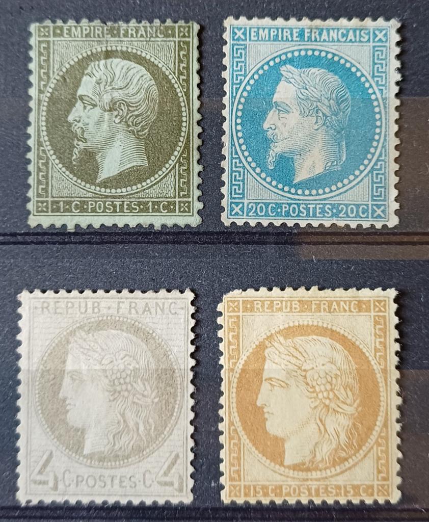 4 prachtige ongebruikte postzegels met CW €1.150!!, Ophalen of Verzenden, Buitenland