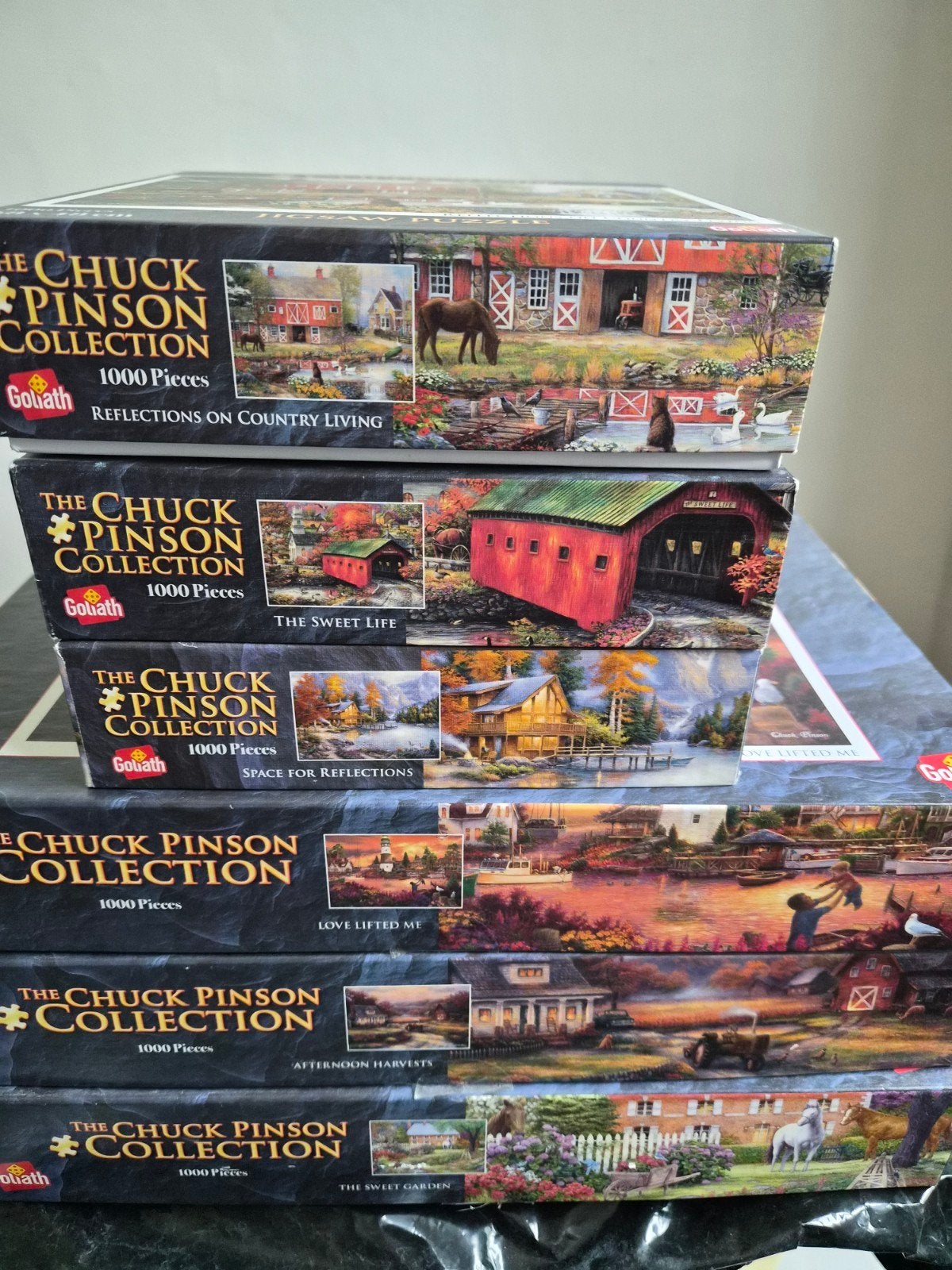 Chuck Pinson collectie 1000stukjes, Ophalen of Verzenden, Minder dan 500 stukjes, Gebruikt