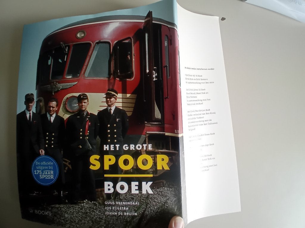 VEENENDAAL - HET GROTE SPOORBOEKI 175 JAAR SPOOR 2014 €21, Verzamelen, Ophalen of Verzenden, Nieuw, Trein, Boek of Tijdschrift
