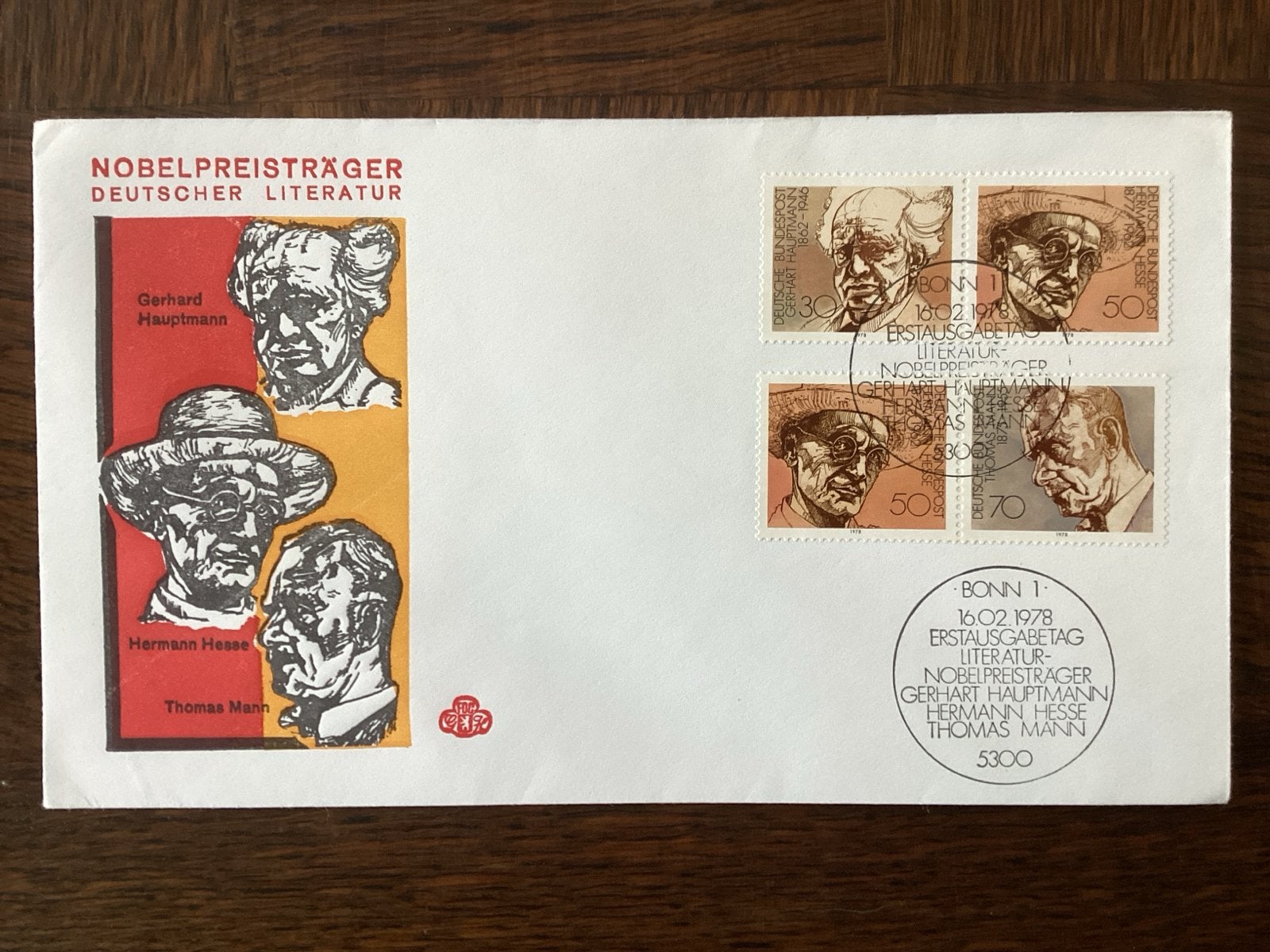 Eerstedaghoes Nobelprijswinnaars Duitse Literatuur 1978, Ophalen of Verzenden, Onbeschreven, Europa