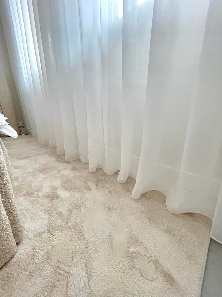 Witte katoenlook inbetweens 50% stof korting op maat, 200 cm of meer, Wit, Nieuw, Ophalen of Verzenden