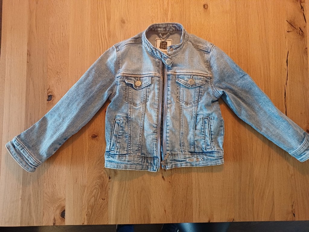 Spijkerjasje, C&A, Meisje, Ophalen of Verzenden, Zo goed als nieuw