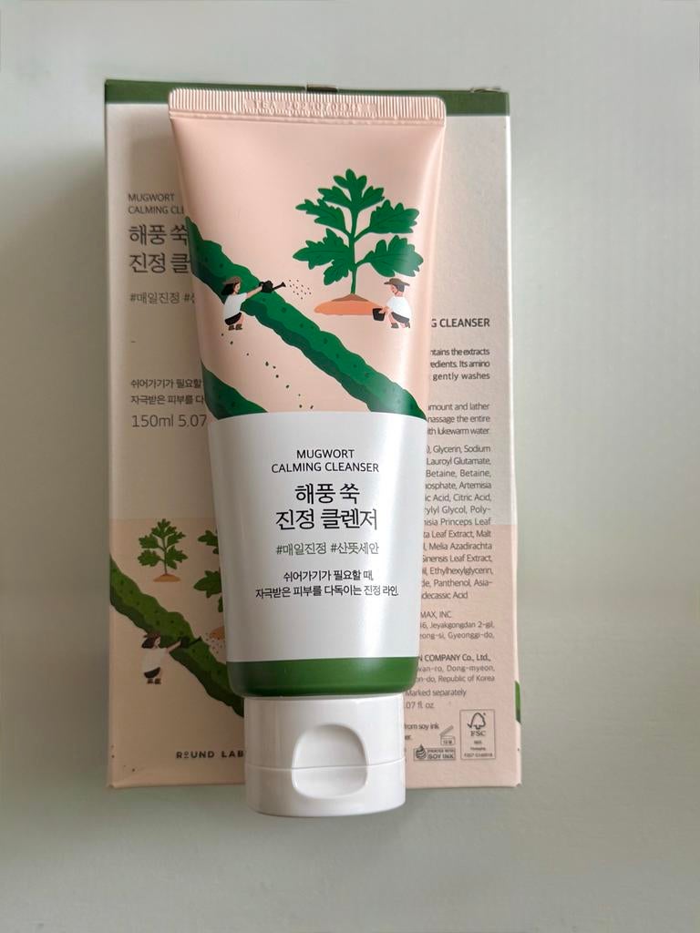 Round Lab Mugwort Calming Cleanser 150ml - Kalmerende Reinig, Ophalen of Verzenden, Nieuw, Gehele gezicht, Reiniging