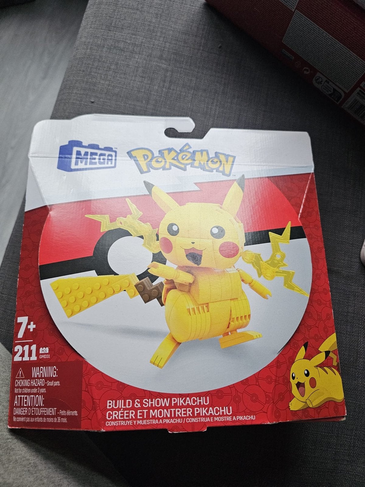 Mega Construx Pokémon Pikachu Bouwset (211 onderdelen), Ophalen, Megabloks