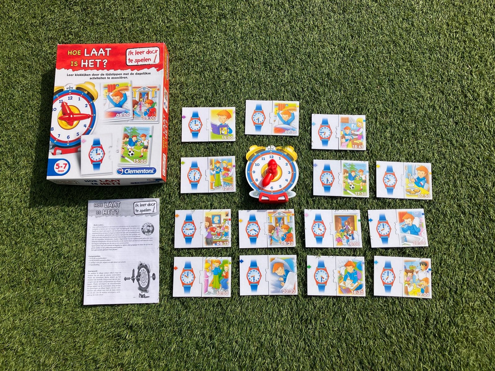 Clementoni Hoe Laat Is Het? Leerklok Spel, Ophalen of Verzenden, Zo goed als nieuw, Ontdekken