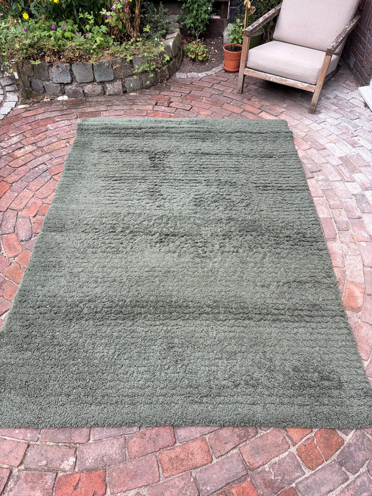 Royal Retro Vloerkleed - Jungle Green (160x230 cm), Ophalen, Gebruikt, 150 tot 200 cm, 200 cm of meer