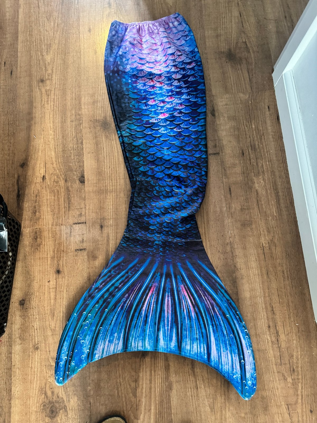 Zeemeerminstaart met Monovin - Blauw/Paars voor ca 7-9 jaar, Ophalen of Verzenden, Zo goed als nieuw, Meerkleurig, Overige typen