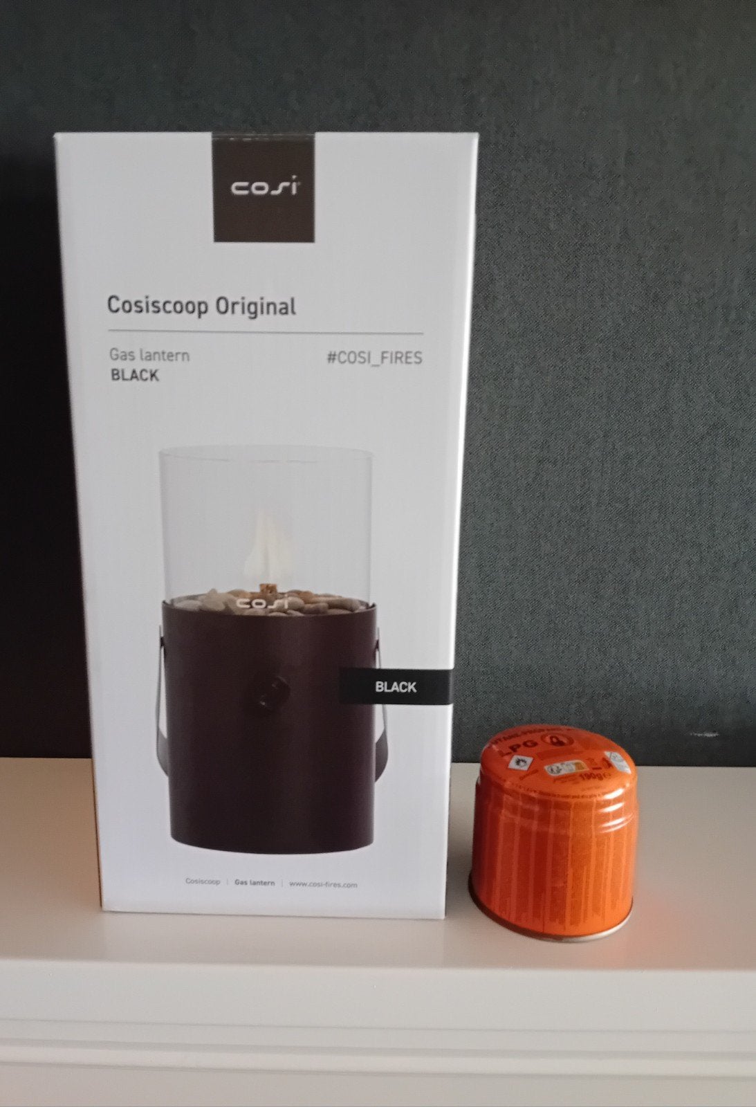 NIEUW Cosiscoop Original Gaslantaarn zwart, Tuin en Terras, Ophalen, Nieuw