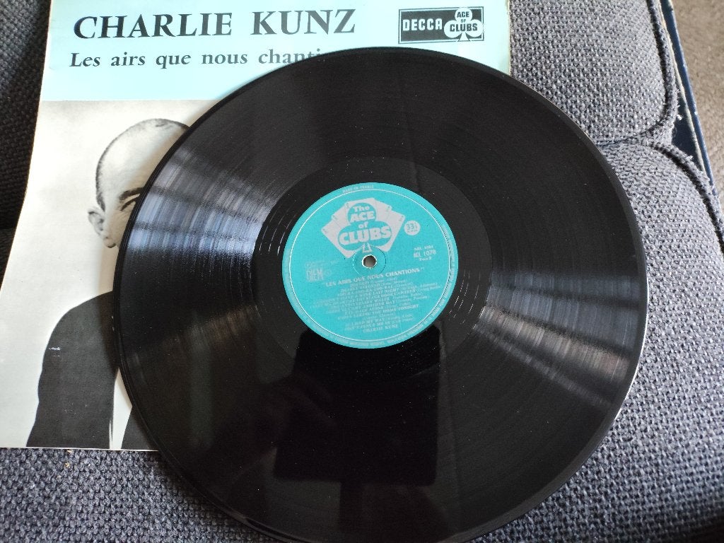 Charlie Kunz Les airs que nous chantions in nette staat, Ophalen of Verzenden, Zo goed als nieuw, 12 inch