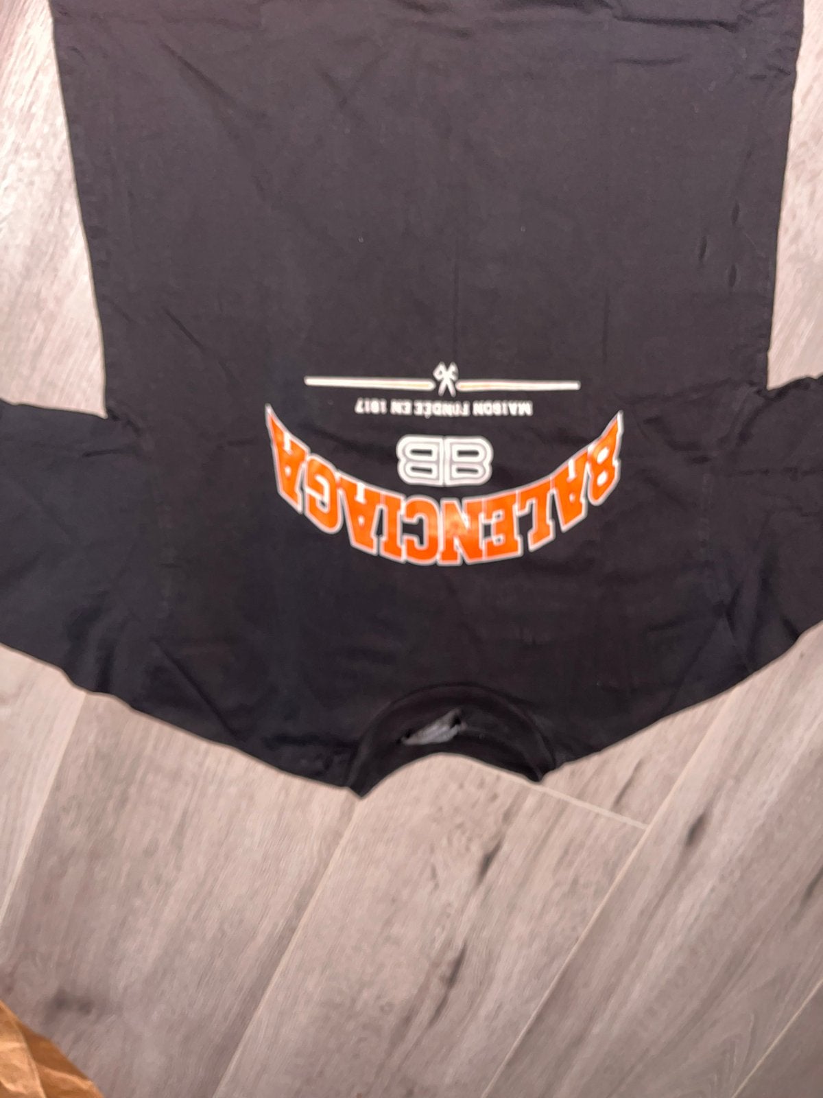 Balenciaga T-shirt Maat M - Zo goed als nieuw, Ophalen of Verzenden, Zo goed als nieuw, Maat 48/50 (M), Zwart