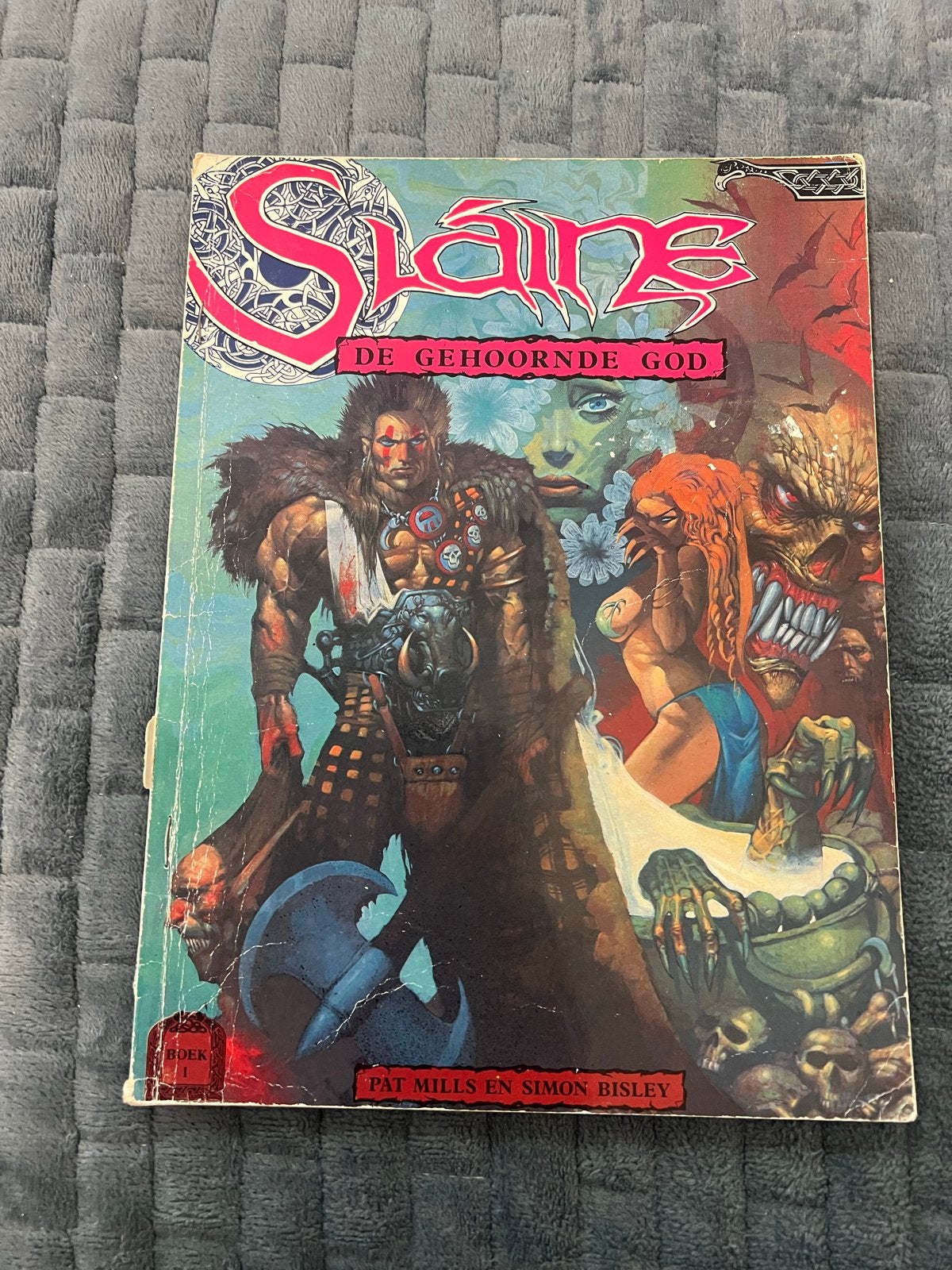 Sláine - De Gehoornde God (Arboris, jaren '90), Eén stripboek, Ophalen of Verzenden, Gelezen