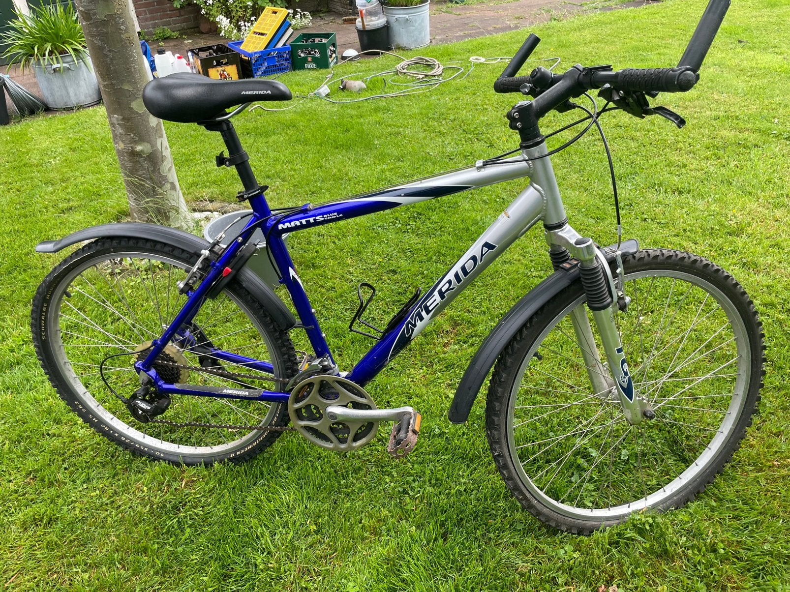 Mountainbike Merida Matts blue, Overige merken, 26 inch, Ophalen of Verzenden, Zo goed als nieuw