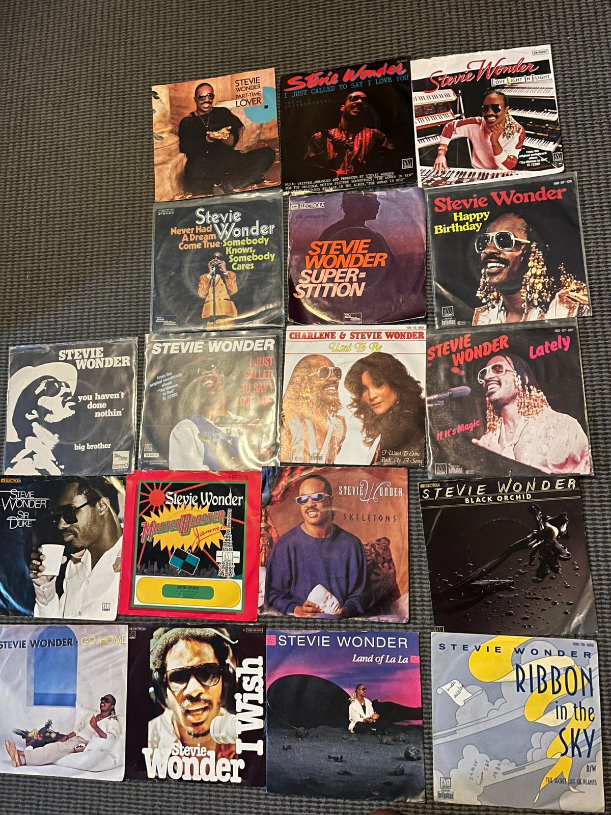 Stevie Wonder - singles verzameling, Verzenden, Zo goed als nieuw, Pop