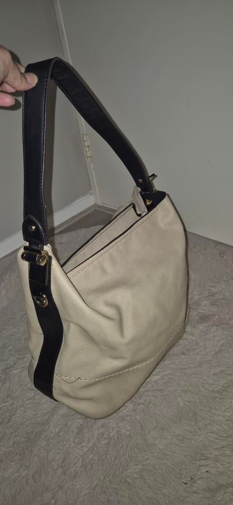 Beige/Zwarte Tas van Aldo, Sieraden, Tassen en Uiterlijk, Ophalen, Gebruikt, Beige, Handtas