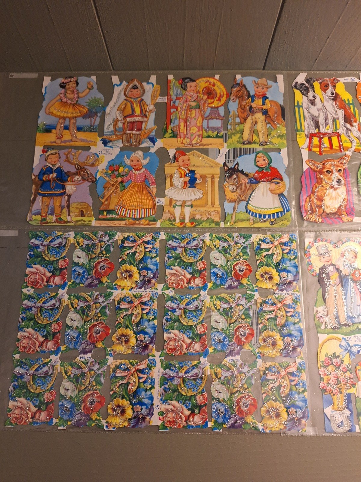 Vintage Glanzbilder/Poesieplaatjes - Diverse Thema's, Ophalen of Verzenden