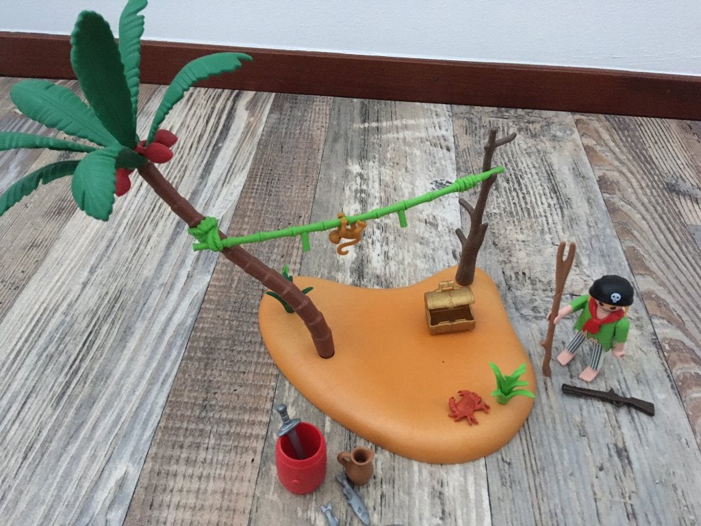 Playmobil Schipbreukeling, Complete set, Ophalen of Verzenden, Zo goed als nieuw, Figuren