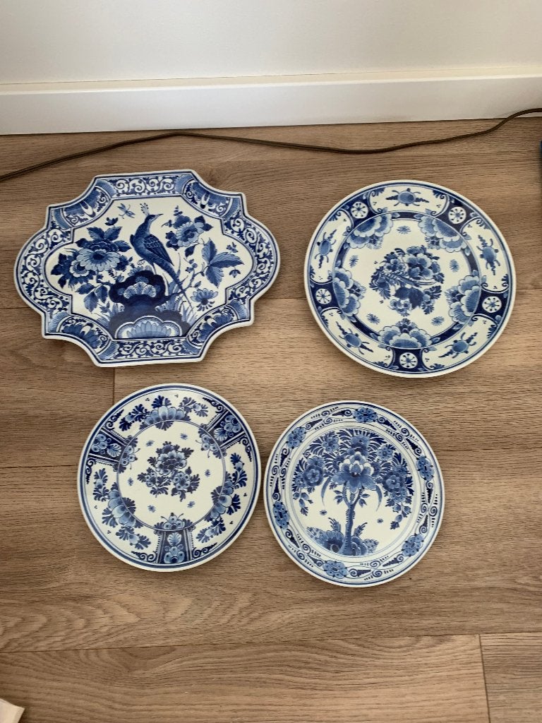 Te koop Delfts blauwe borden., Ophalen, Zo goed als nieuw