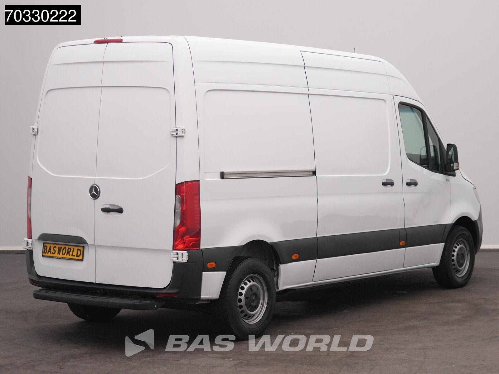 Mercedes eSprinter 312 112 L2H2 100% Elektrisch 55kWh 168km, Automaat, Stof, Gebruikt, Stoelverwarming