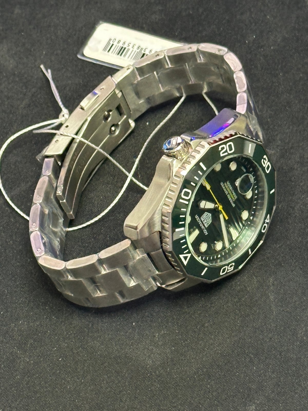 Tag Heuer Aquaracer 300m Professional Automatic Groen, Staal, Staal, Verzenden, Polshorloge