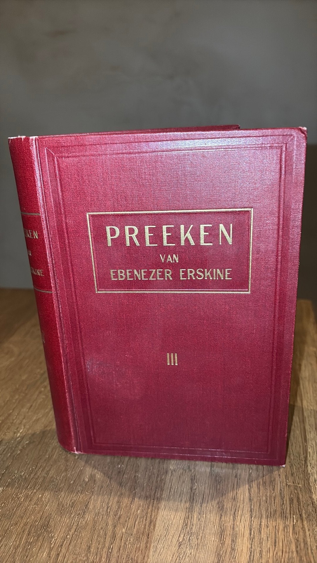 KR-1 Ebenezer Erskine. Preeken deel 3, Ophalen of Verzenden, Gelezen