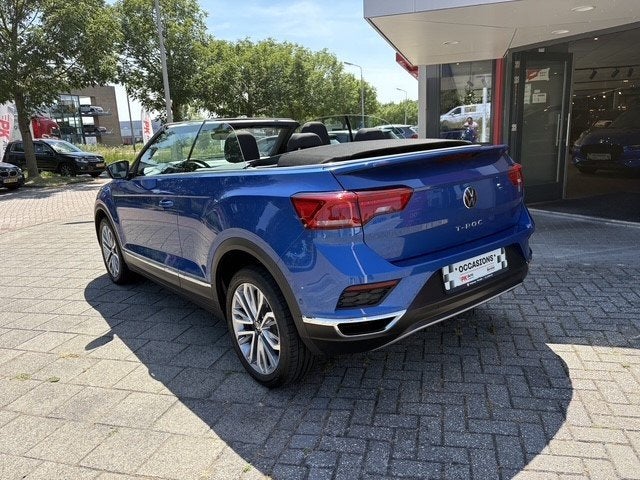 Volkswagen T-Roc Cabrio 1.5 TSI Style | Navi | Cruise | 67.9, Auto's, 12 maanden, Stof, 4 cilinders, Blauw