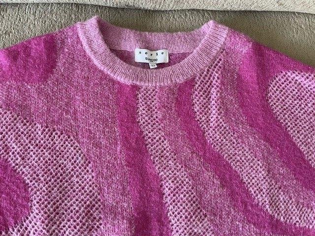 Suncoo warme roze trui, Kleding | Dames, Maat 42/44 (L), Ophalen of Verzenden, Zo goed als nieuw, Suncoo
