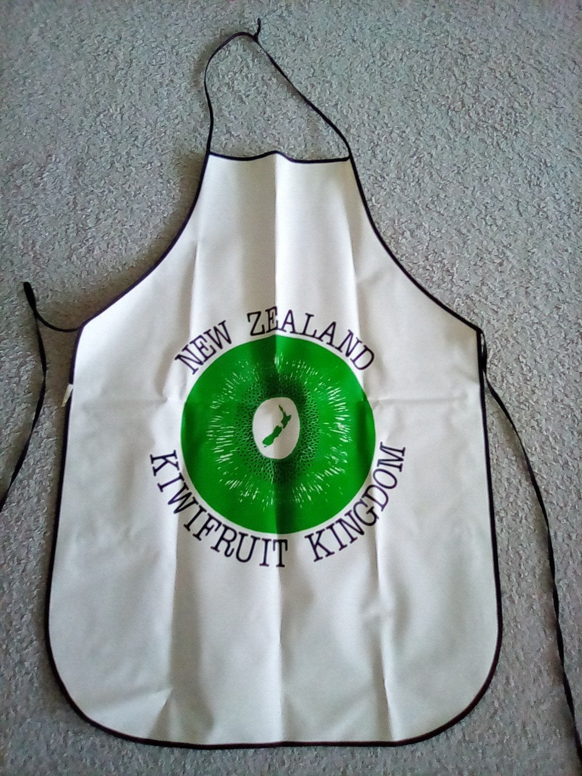 Keukenschort New Zealand met Kiwi fruit, Ophalen of Verzenden, Gebruikt, Wit