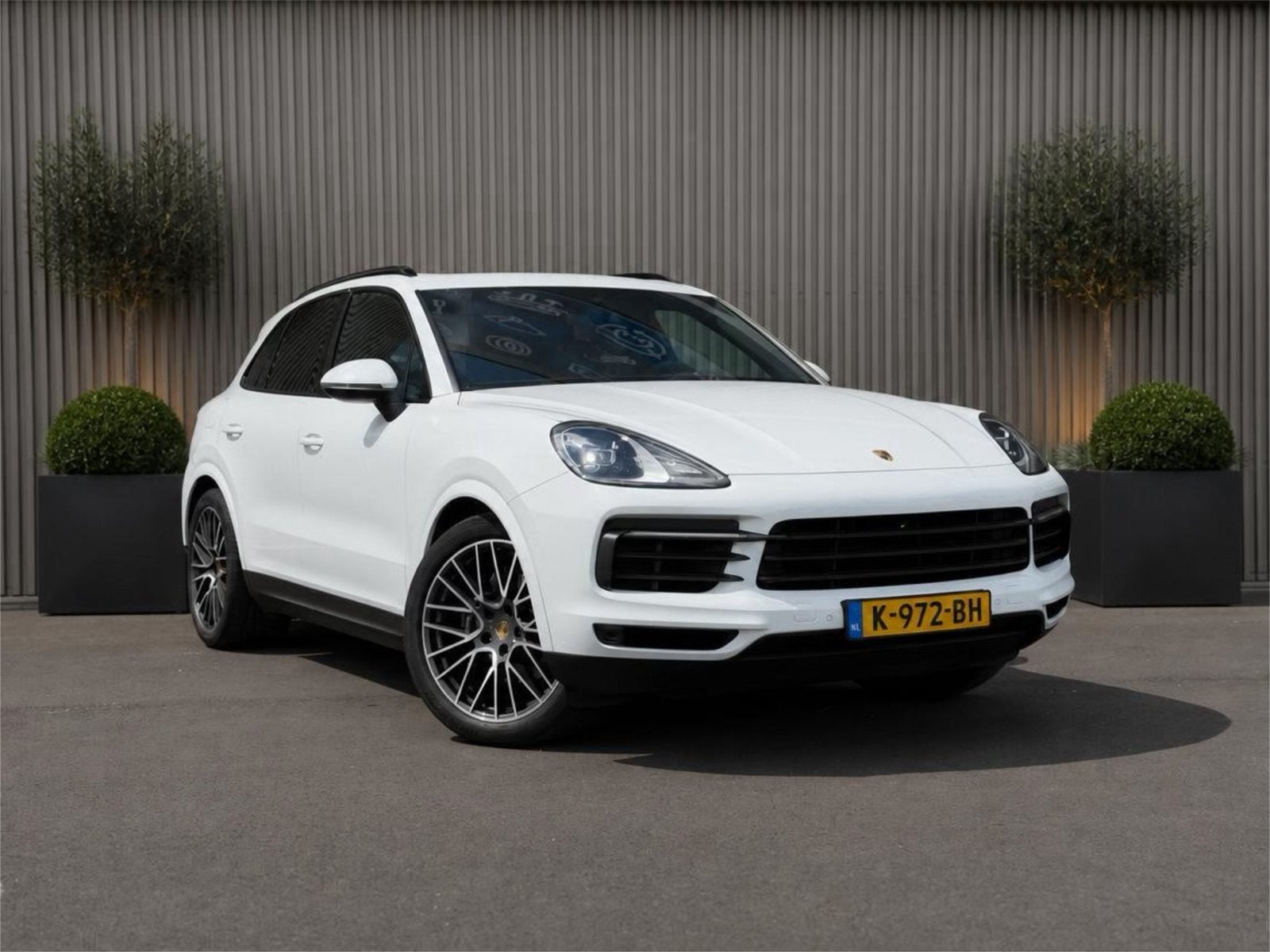 Porsche Cayenne 3.0 V6 340pk Tiptronic S 2018 Wit, Auto's, Porsche, Automaat, Cayenne, 2995 cc, 138 €/maand