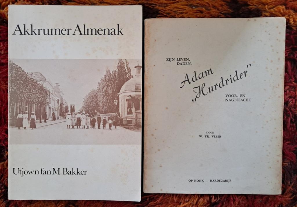 Akkrumer Almenak en Adam Hurdrider, Ophalen of Verzenden